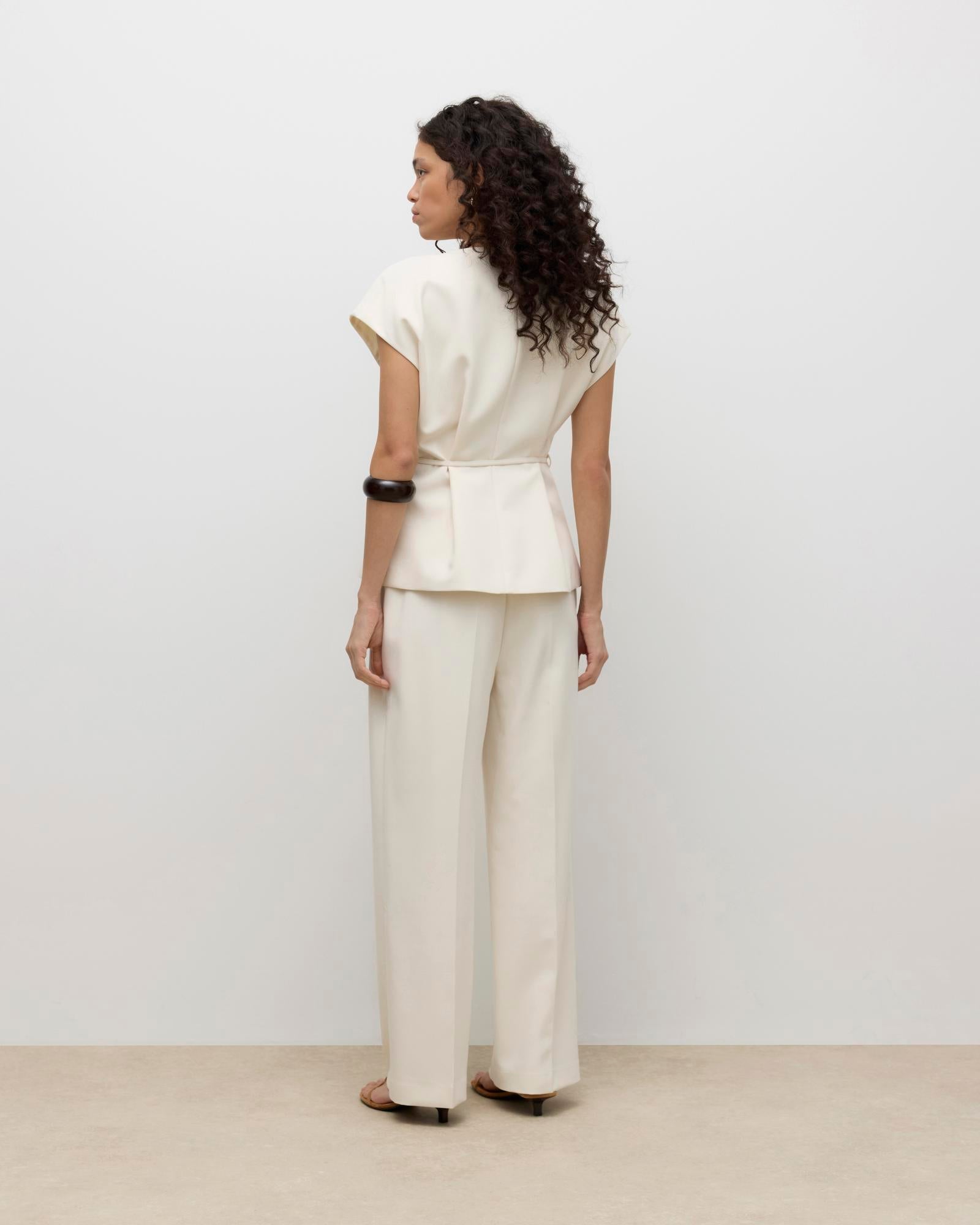 AWVANNAH TAILORED VEST TOP